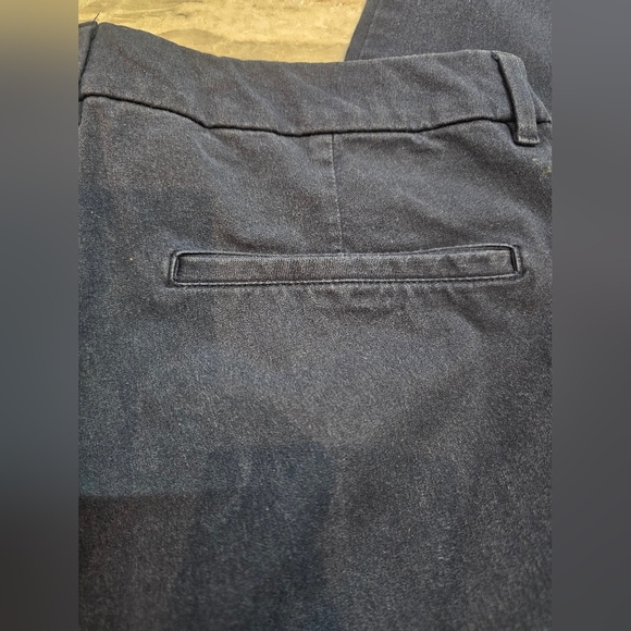 Old Navy High Rise Pixie Skinny Ankle Pants In The Navy 12 - Picture 2 of 6